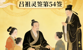 吕祖灵签54签的抽中者必看，避坑转运全靠它