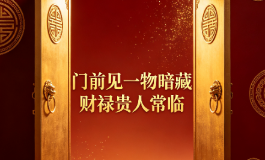 门前见一物暗藏财禄贵人常临