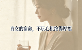 嘴直心善，自带上等福命