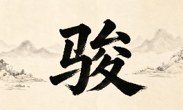 带骏字名字怎么取？男女宝宝起名搭配参考