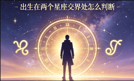 星座划分，交界出生属于什么星座